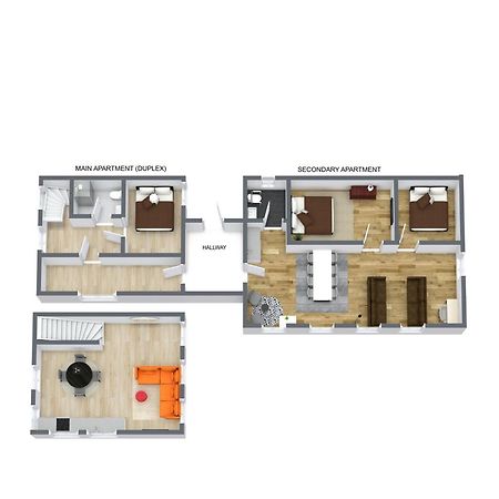 Spacious Double-Apartment For 10 In Cph City Center København Eksteriør bilde